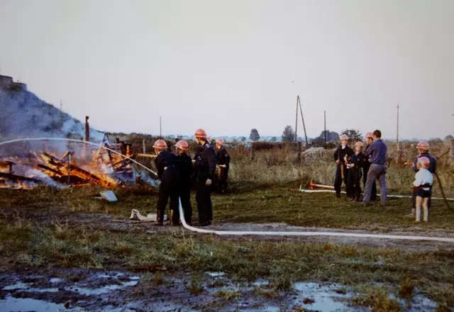 Die Jugendfeuerwehr bei einer Übung 1972 | Foto: po