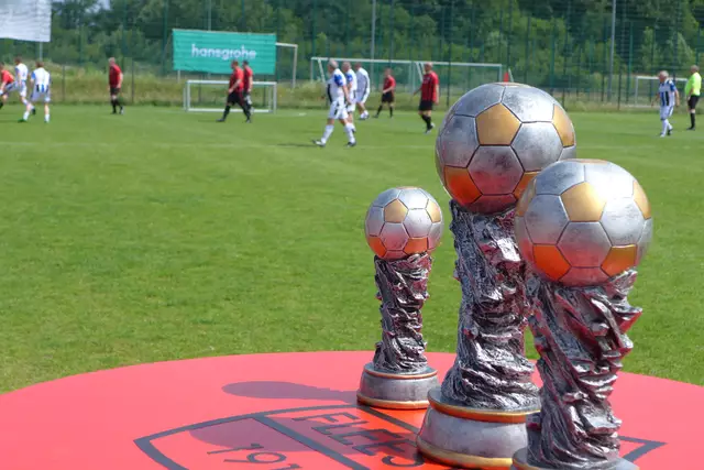 Die Pokale werden den Turniersieger übergeben | Foto: TuS Fleestedt