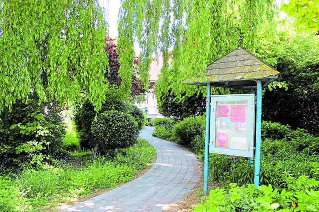 Hier geht es zum Eingang des Burgmannshofs | Foto: sb
