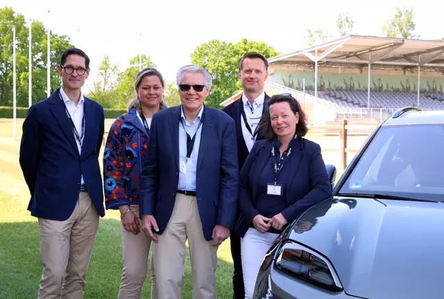 Das "Macherteam" von der Turniergesellschaft Luhmühlen (v. li.): Felix Manzke, Jessica Christoph, Rembert Kübel-Heising, Christian Siemer und Julia Otto | Foto: cc