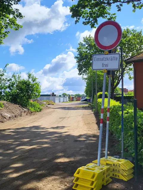 Durchfahrt ausschließlich für Rettungskräfte | Foto: sh