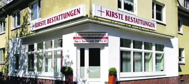 Der Standort in Hamburg-Harburg, Eißendorfer Straße 72a | Foto: Kirsten Bestattungen