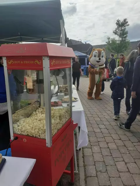 Infostand auf dem Buchholzer Markt | Foto: Berufsvereinigung der Kindertagespflegepersonen e.V.