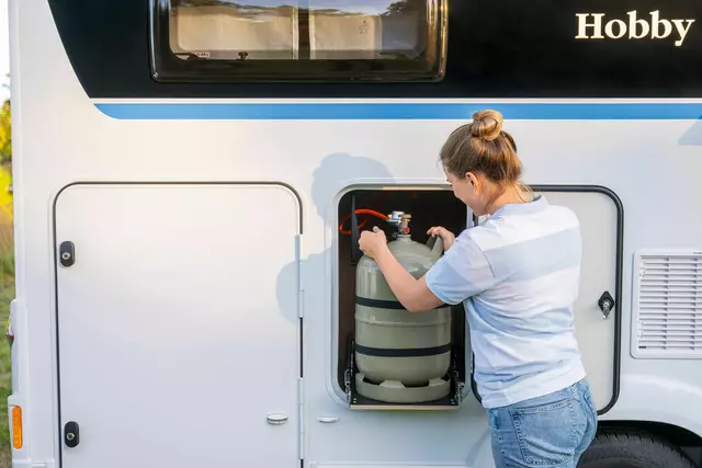 Gas ist bei den meisten Hobby-Campern die Heiz- und Energiequelle | Foto: Hobby Wohnwagenwerk