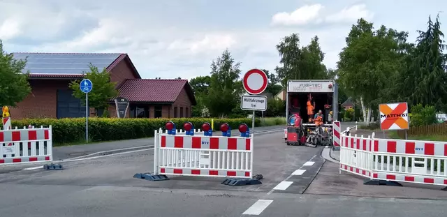 In Ahlerstedt laufen noch die letzten Arbeiten | Foto: sb