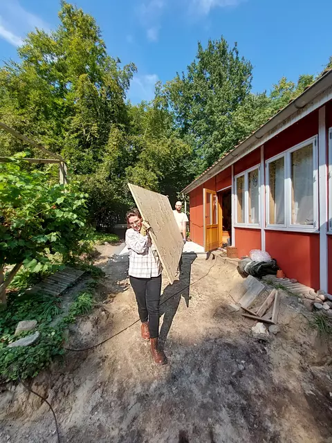 Durch viel Tatkraft und Eigeninitiative konnte das knappe Budget für den Bau eingehalten werden | Foto: BUND Kreisgruppe Stade