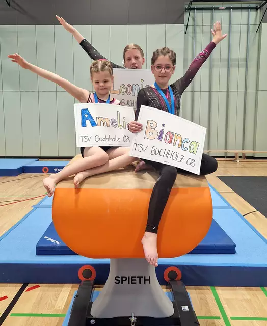 Auch die Special-Olympics-Turnerinnen räumten in Leipzig ab | Foto: TSV 08