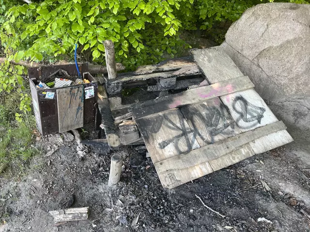 Vandalismus im Höpen | Foto: sra