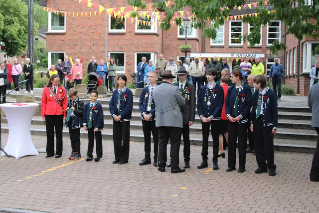 Bei der Auszeichnung der Minimi-, Schüler- und Jugendbesten | Foto: ce