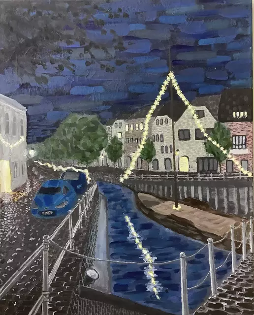 Die Bilder der Schüler sind in der Ausstellung zu sehen | Foto: IGS