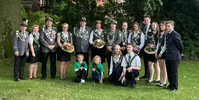 Der neue Hofstaat im Jubiläumsjahr | Foto: Schützenverein Himmelpforten