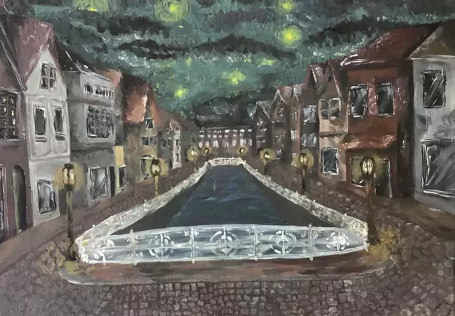 Die Bilder der Schüler sind in der Ausstellung zu sehen | Foto: IGS