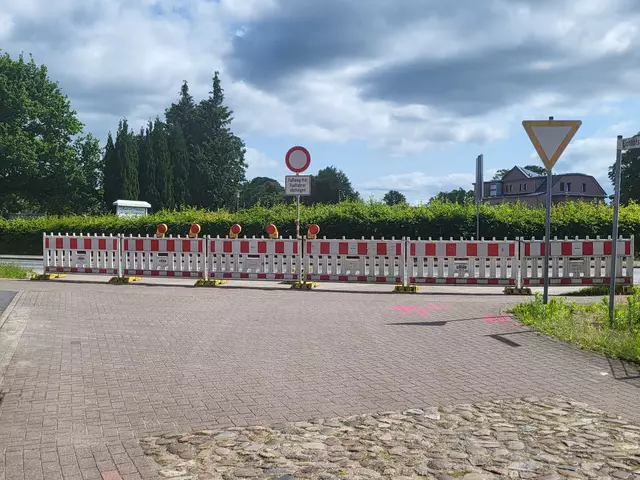 Auch die Eichhofstraße ist eine Sackgasse, keine Zufahrt zur Buxtehuder Straße möglich | Foto: sh