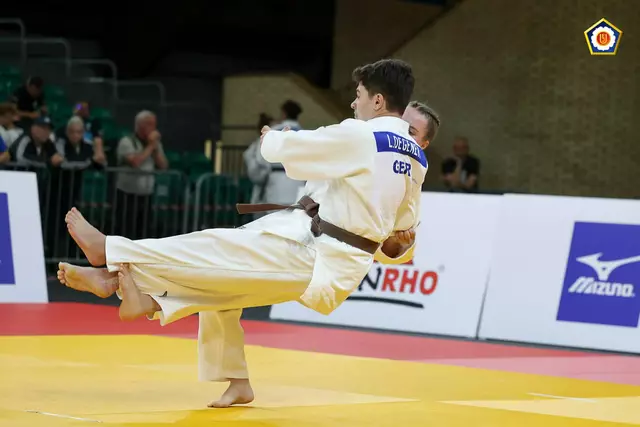 In Aktion:  Die Judoka Laurenz Degener und Jette Buchholz traten in der Disziplin "Nage no kata", einer Form des Werfens, an | Foto: EJU