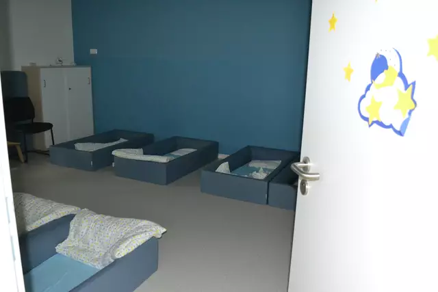 Der Schlafbereich in der Krippe | Foto: bim