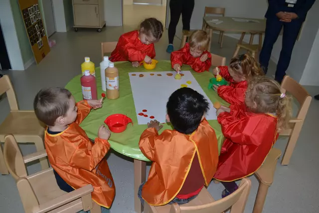 Im "Atelier" können die Kinder ihrer Kreativität freien Lauf lassen | Foto: bim