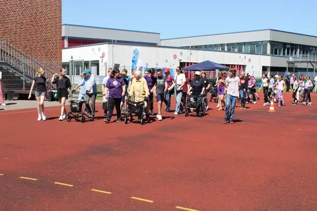 Das Gespräch kam beim gemeinsamen Sport nicht zu kurz | Foto: sb