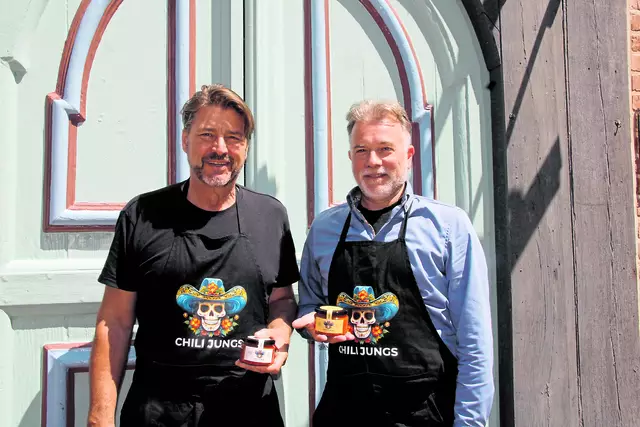 Die Chilijungs: Christian Kutz-Kromnow (li.) und André Grote