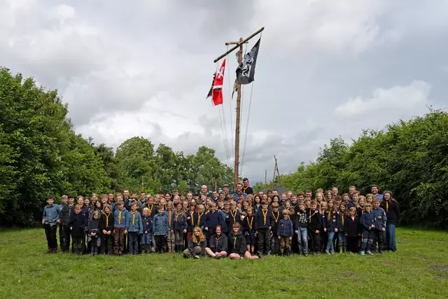 Mehr als 100 Pfadis nahmen am Camp teil | Foto: Pfadfinder