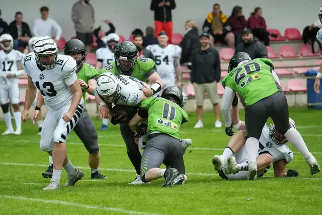 Die Jackrabbits gaben alles, aber es fehlte das Quäntchen Glück beim Spiel gegen die Hamburg Tigers | Foto:  Big Shot - Erinnerungen in Bildern