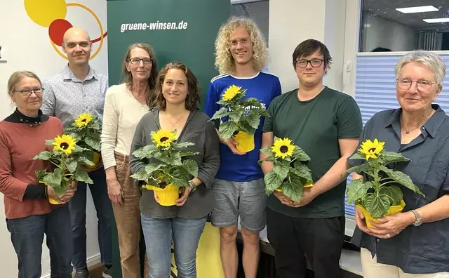 Der neu gewählte Vorstand des Ortsverbands der Grünen in Winsen | Foto: Grüne Winsen