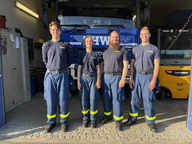 Der THW-OV Stelle-Winsen freut sich über vier neue aktive Ehrenamtliche | Foto: Christian Rohlfs