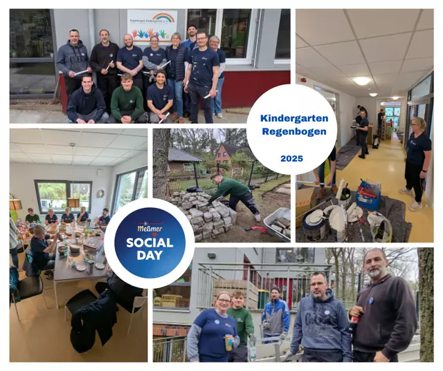 Der Regenbogen Kindergarten in Buchholz erhielt im Rahmen eines Social Day von Milford und Meßmer | Foto: Regenbogen Kindergarten