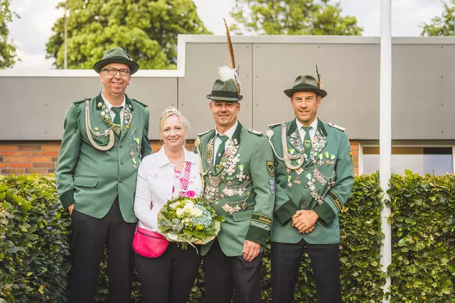 Der Vizekönig und Adjutanten | Foto: Schützenverein Apensen