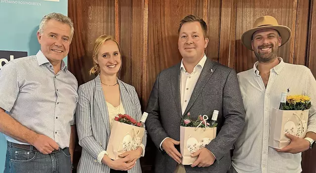 Auf dem Podium: Matthias Grabe (v. li.), Svea Aldag, André Schrader und Pascal Dürmeyer | Foto: CDU