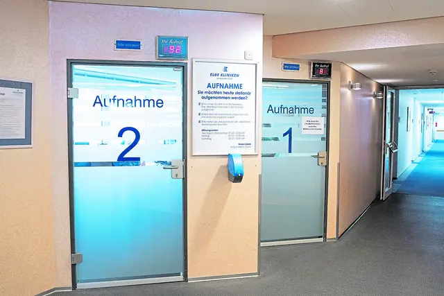 Die beiden Aufnahmezimmer im Elbe Klinikum Stade | Foto: Elbe Kliniken / Kati Meyer-Thiedig