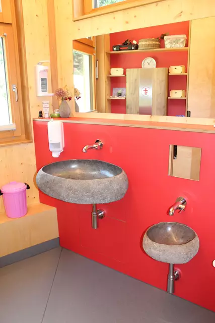 Waschraum einer Jurte | Foto: sb