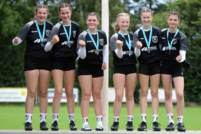 Die U14-Mädchen des MTV Wangersen wurden bei der Landesmeisterschaft zweiter. | Foto: MTV Wangersen