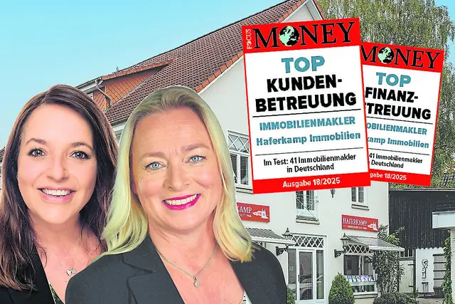 Immer Mittwochs von 10 bis 12 Uhr: Kostenfreie Immobilienbewertung durch die Haferkamp-Verkaufsexperten Stefanie Graetz (li.) und Anja Roberts | Foto: Haferkamp Immobilien