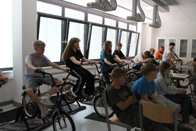 An den Rädern wurde sich abgewechselt | Foto: sb