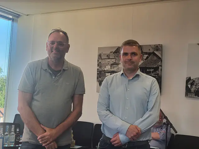 Die beiden Nachrücker Michael Gerkens (B 90/Die Grünen, li.) und Patrick Meyer (FDP)