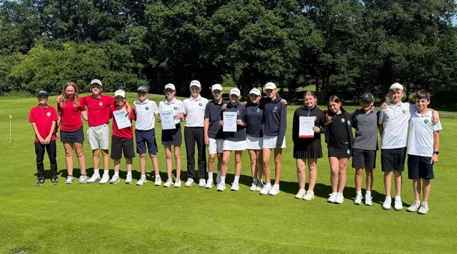 Alle vier Teams des Golf-Landesfinales von JTFO.