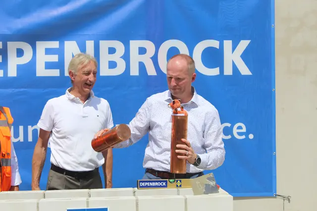 Fuchs-Maskottchen "Wulli" wurde mit eingemauert | Foto: pm