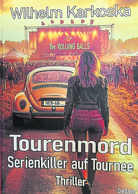 Das Buch "Tourenmord - Serienkiller auf Tournee" ist im deBehr-Verlag Radeberg erschienen | Foto: midjourney.de