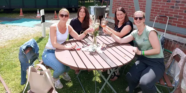 Friderike, Angela, Nadine und Patrizia-Franziska. | Foto: Rainer Schnackenberg