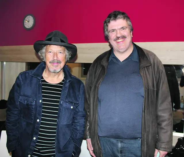 Wolfgang Niedecken und WOCHENBLATT-Redakteur Christoph Ehlermann kennen sich seit knapp 30 Jahren | Foto: ce
