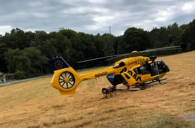 Ein Rettungshubschrauber wurde gerufen | Foto: FF Leversen-Sieversen