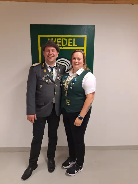 König Hannes Heitmann und Königin Gesa Fidrich | Foto: Schützenverein Wedel