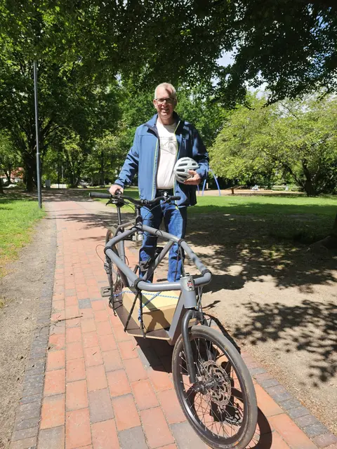 "Stadtradeln-Star" Peter Eckhoff hat in diesem Jahr während des Aktionszeitraumes 475 Kilometer mit dem Fahrrad zurück gelegt | Foto: Jasmin Eisenhut