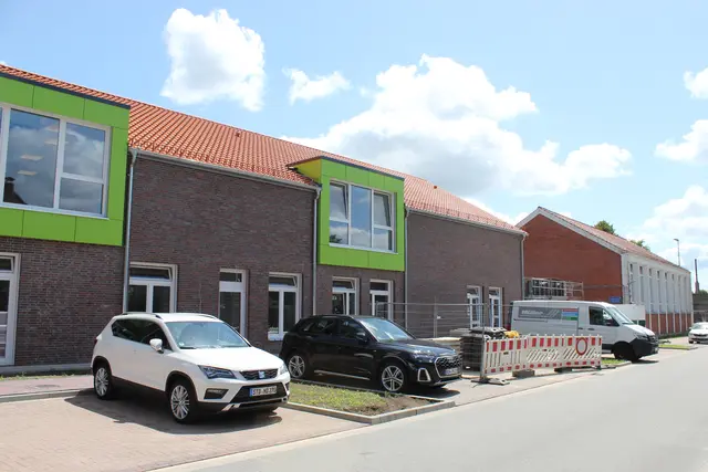 Der neue Fachtrakt der Grundschule Hammah | Foto: sb