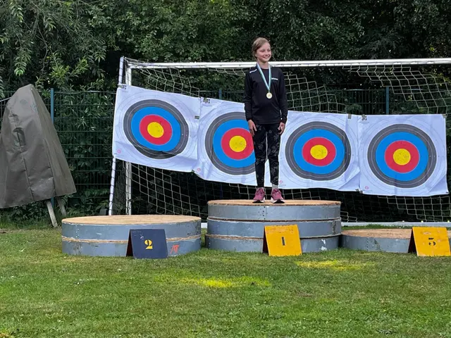 Johanna Händschke, Siegerin der Compound Schüler B