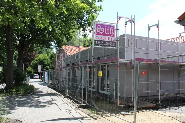 Bauarbeiten auch am Altbau | Foto: sb