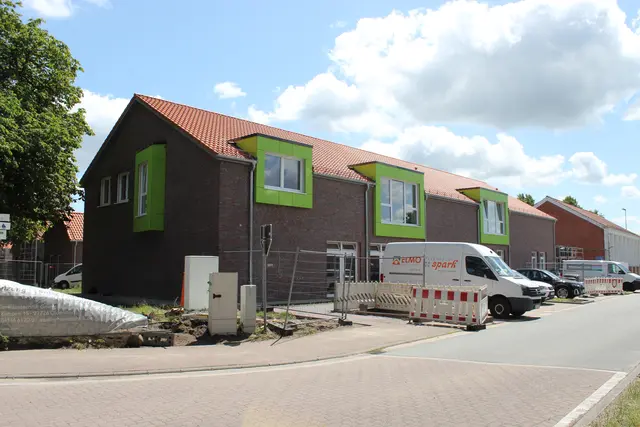 Der neue Fachtrakt der Grundschule Hammah | Foto: sb