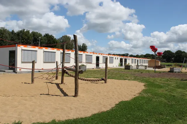 Die Containerschule wird ab Herbst von der Kita Kinderschiff genutzt | Foto: sb