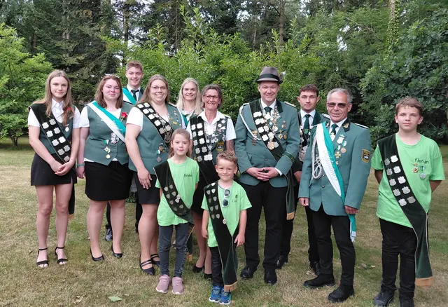 Der neue Hofstaat des Schützenvereins Kranenburg | Foto: Schützenverein Kranenburg