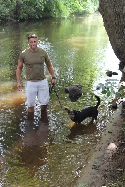 Hier geht Lukas Los mit seinem Hund gern baden | Foto: sb